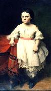 Johann Koler Portrait of the Daughter of Nikolai Petrovitsch Semjonov France oil painting artist